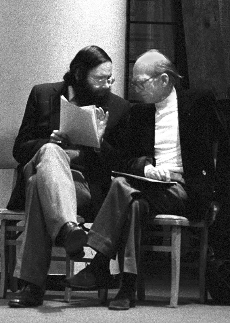 Davíd Carrasco with Mircea Eliade
