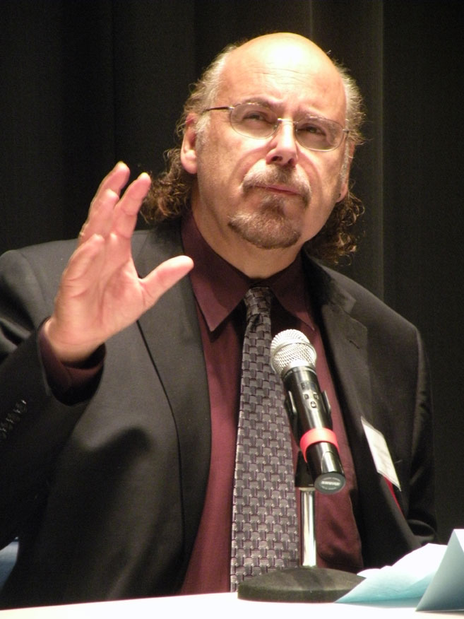 Davíd Carrasco lecturing